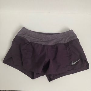 Nike Dri-fit Mid Rise Shorts, purple